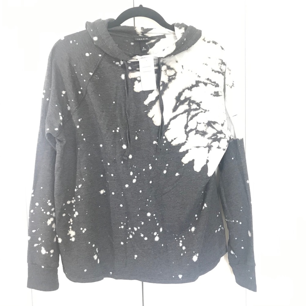 Torrid Bleached Splattered Hoodie NWT